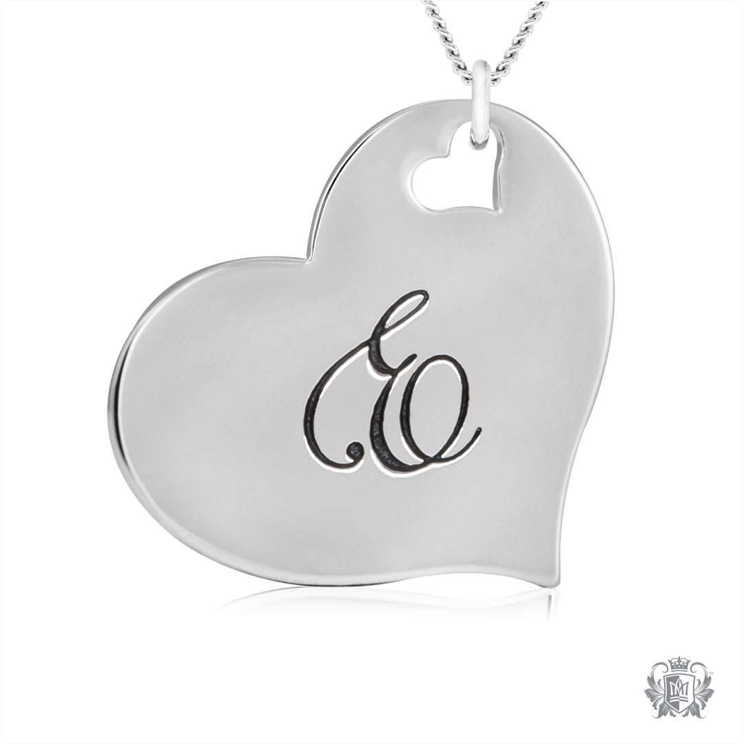 Necklace with e on sale initial