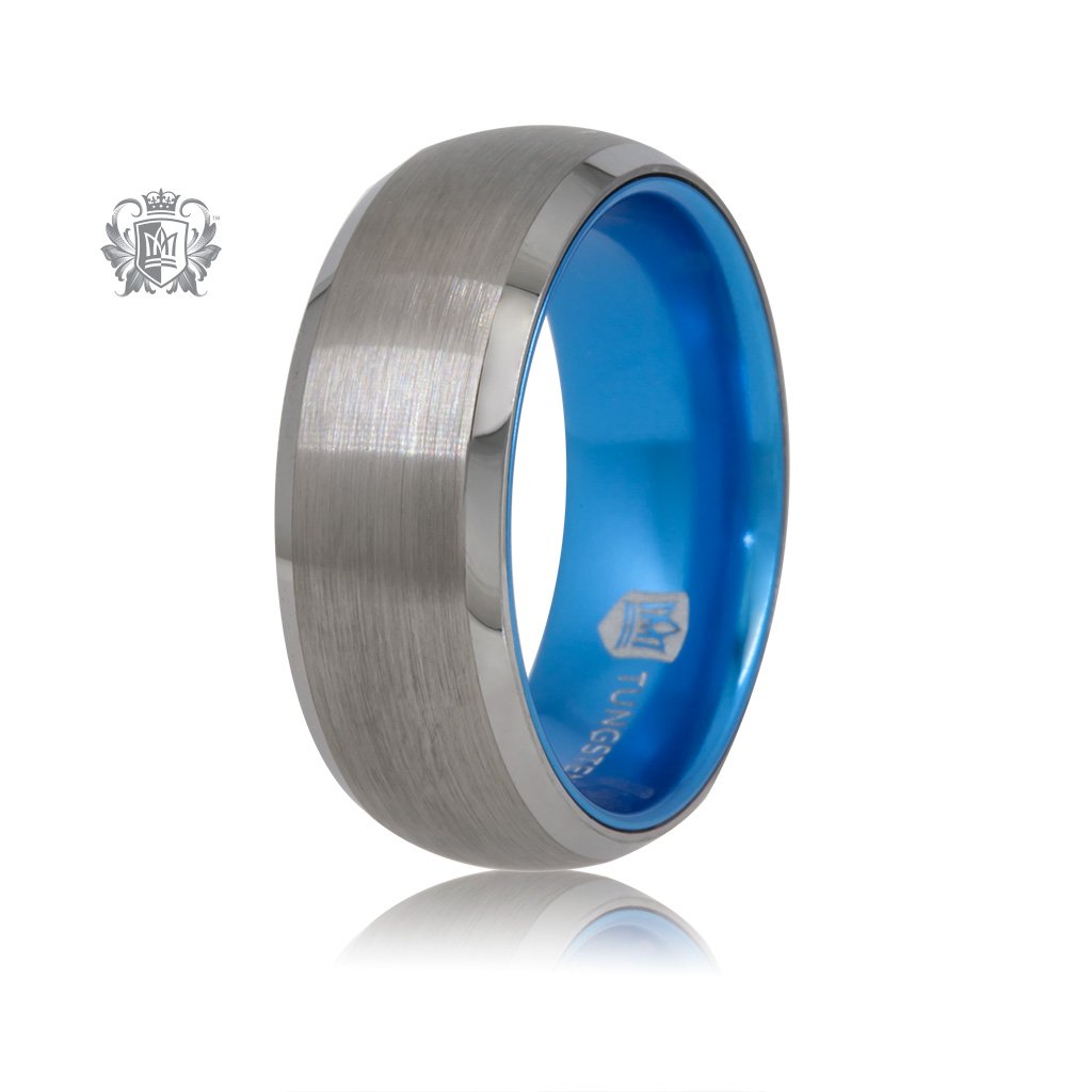 Tungsten Brushed Comfort Fit Band – Metalsmiths Sterling
