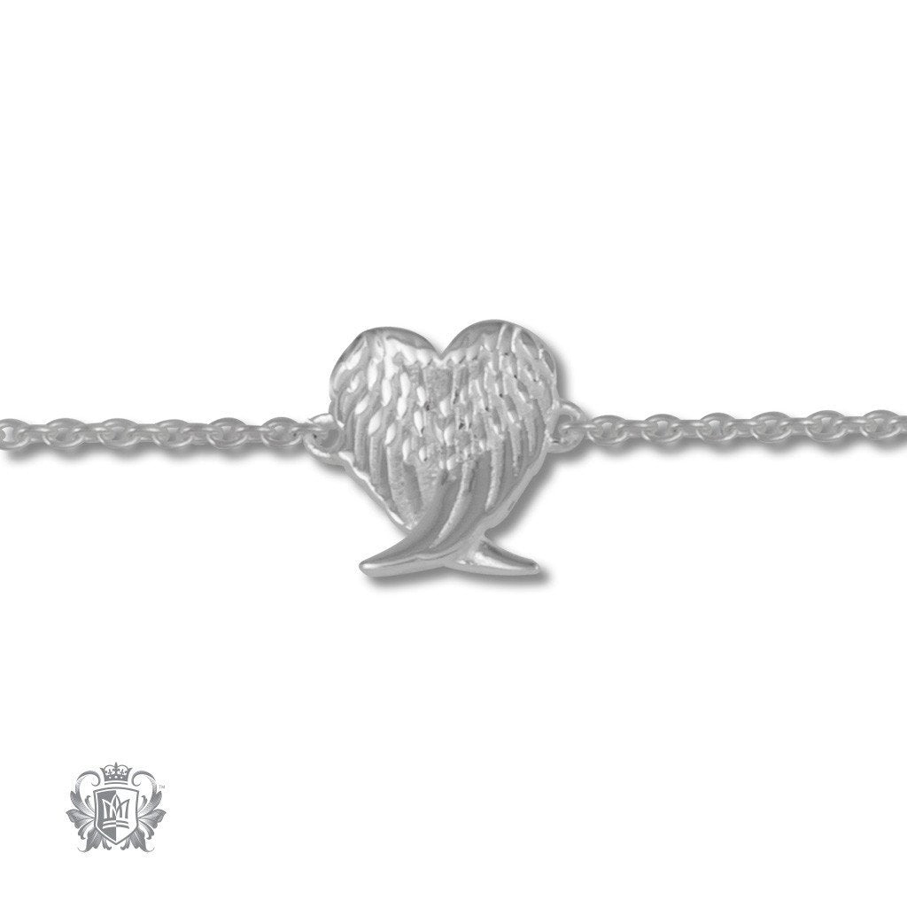 Guardian Angel Wings Charm Necklace