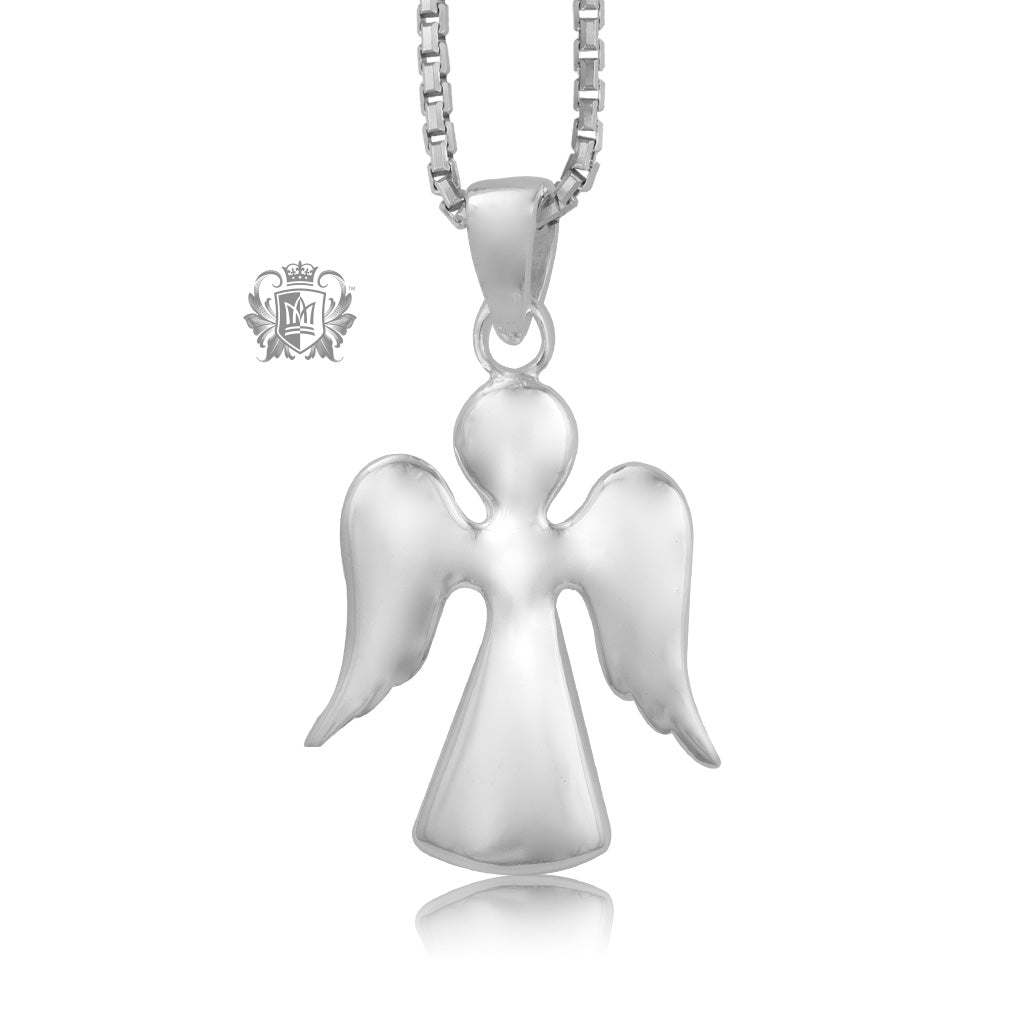 Angel Silhouette Pendant  Sterling Silver – Metalsmiths Sterling