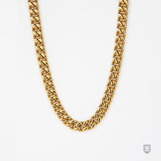 6mm Gold Fused Curb Chain