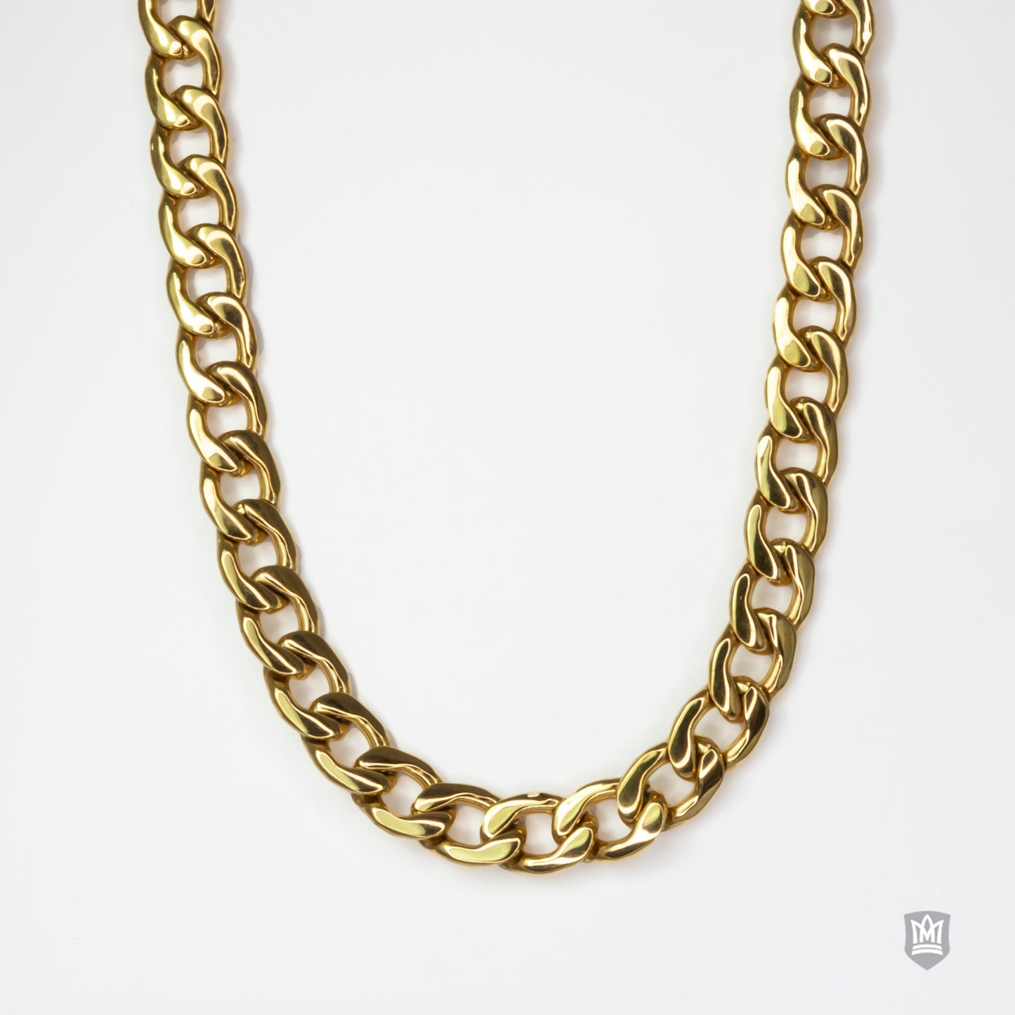 8mm Gold Fused Curb Chain