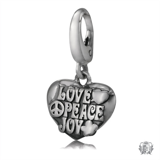 Love Peace Joy Charm