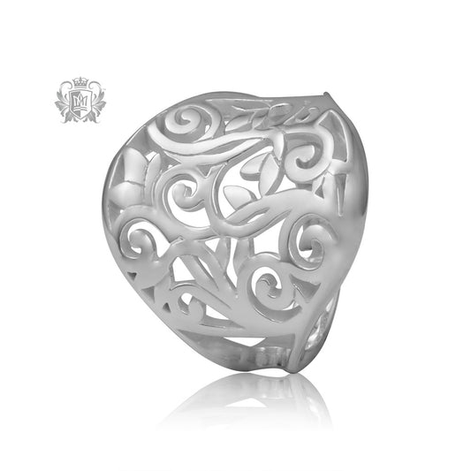 Flower Scroll Ring