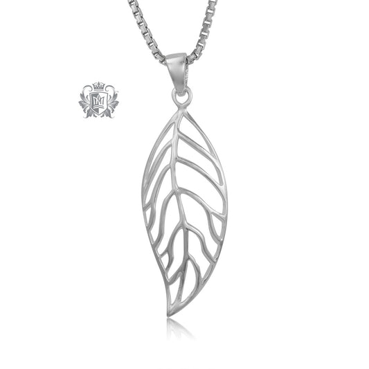 Freeform Leaf Pendant